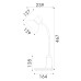 LED настолна лампа ACA LIGHTING BL1123BK DESK LAMP BLACK 8W CCT