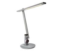 LED настолна лампа ACA LIGHTING BL1167S BRUSHED SILVER DESK LAMP 12W CCT 3000K - 3800K - 5700K