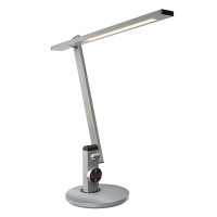 LED настолна лампа ACA LIGHTING BL1167S BRUSHED SILVER DESK LAMP 12W CCT 3000K - 3800K - 5700K LED настолна лампа ACA LIGHTING BL1167S BRUSHED SILVER DESK LAMP 12W CCT 3000K - 3800K - 5700K