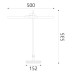 LED настолна лампа ACA LIGHTING BL1321S BRUSHED SILVER DESK LAMP 12W CCT 3000K - 3800K - 5700K LED настолна лампа ACA LIGHTING BL1321S BRUSHED SILVER DESK LAMP 12W CCT 3000K - 3800K - 5700K