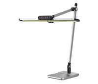 LED настолна лампа ACA LIGHTING BL1321S BRUSHED SILVER DESK LAMP 12W CCT 3000K - 3800K - 5700K