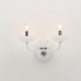 ACA LIGHTING BLK82182WWC LUNARIA