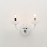 ACA LIGHTING BLK82182WWC LUNARIA