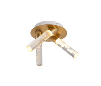 ACA LIGHTING CN3C22PGWCCT OASIS SATIN BRASS CEILING LAMP 22W CCT 2700K - 3000K - 4000K