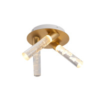 ACA LIGHTING CN3C22PGWCCT OASIS SATIN BRASS CEILING LAMP 22W CCT 2700K - 3000K - 4000K ACA LIGHTING CN3C22PGWCCT OASIS SATIN BRASS CEILING LAMP 22W CCT 2700K - 3000K - 4000K