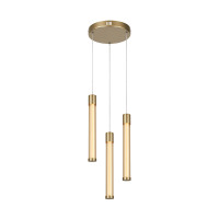 ACA LIGHTING CN3P21GCCT CANDELERA SATIN BRASS 21W CCT 2700K - 3000K - 4000K