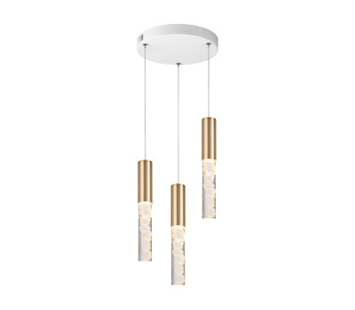 ACA LIGHTING CN3P22PGWCCT OASIS SATIN BRASS 22W CCT 2700K - 3000K - 4000K