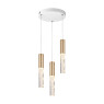 LED пендел ACA LIGHTING CN3P22PGWCCT OASIS SATIN BRASS 22W CCT 2700K - 3000K - 4000K