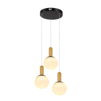 ACA LIGHTING CN3PMBKCCT MARBELLA BLACK 33W CCT 2700K - 3000K - 4000K