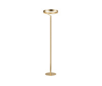 ACA LIGHTING CNF43GDIM ROLLIE SATIN BRASS FLOOR LAMP 43W 2700K DIMMABLE