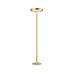 ACA LIGHTING CNF43GDIM ROLLIE SATIN BRASS FLOOR LAMP 43W 2700K DIMMABLE