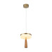 ACA LIGHTING CNP11WGCCT ASIAN SATIN BRASS PENDANT LAMP 11W CCT 2700K - 3000K - 4000K