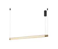 ACA LIGHTING CNP42GBCCT MYSTIQUE BLACK / SATIN BRASS PENDANT LAMP 42W CCT 2700K - 3000K - 4000K