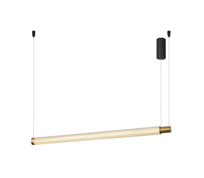 LED пендел ACA LIGHTING CNP42GBCCT MYSTIQUE BLACK / SATIN BRASS PENDANT LAMP 42W CCT 2700K - 3000K - 4000K