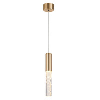 LED пендел ACA LIGHTING CNP7PGCCT OASIS SATIN BRASS 7W CCT 2700K - 3000K - 4000K