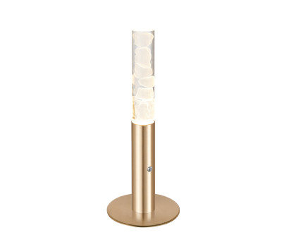 LED настолна лампа ACA LIGHTING CNT7PGDIM OASIS SATIN BRASS TABLE LAMP 7W 2700K DIMMABLE