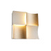 ACA LIGHTING CNW21GWCCT CHESSY SATIN BRASS WHITE WALL LAMP 21W CCT 2700K - 3000K - 4000K