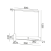 LED пендел ACA LIGHTING DCR21LEDP90B LINEA