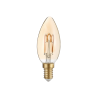 Aca Lighting DECO3SWWAM E14 3W 2700K FILAMENT SPIRAL CANDLE AMBER