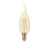 LED крушка Aca Lighting DECO3SWWTIPAM E14 3W 2700K FILAMENT SPIRAL CANDLE AMBER