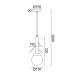 ACA LIGHTING EF93571P FLORESTA