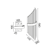 Аплик ACA LIGHTING EG1844W54AB DYNASTY