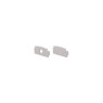 ACA LIGHTING EP125 SET OF PLASTIC END CAPS WITH HOLE FOR P125U LOND PROFILE