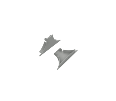 ACA LIGHTING EP62N RAINA SET OF TWO PIECES METAL TAB WITHOUT HOLE