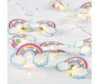 ACA LIGHTING F04101103 0.6W 3000K 1350mm 2 x AA PLASTIC RAINBOW DECORATIVE STRING LIGHT