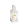 ACA LIGHTING F0711113 LED “MAYON” PLASTIC LANTERN WITH CANDLE 0.06W 3000K 3 x AAA IP44
