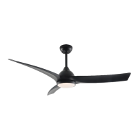 ACA LIGHTING FANGS419B 24W CCT BLACK FAN ACA LIGHTING FANGS419B 24W CCT BLACK FAN