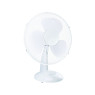 ACA LIGHTING FANTPWH20 WHITE TABLE ROUNDED FAN WITH 3 BLADES