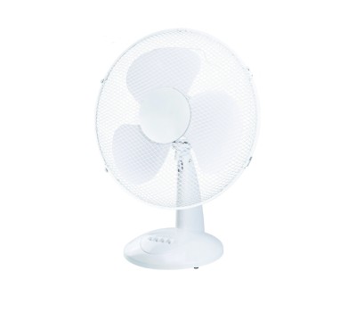 ACA LIGHTING FANTPWH30 WHITE TABLE ROUNDED FAN WITH 3 BLADES