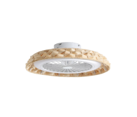 ACA LIGHTING FANW18K008 24W CCT WHITE BAMBOO FAN ACA LIGHTING FANW18K008 24W CCT WHITE BAMBOO FAN