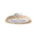 ACA LIGHTING FANW18K008 24W CCT WHITE BAMBOO FAN