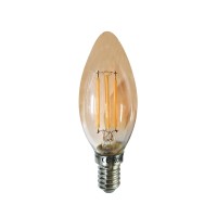 LED крушка Aca Lighting FLAM5WWDIMAM E14 5W 2700K FILAMENT DIMMABLE CANDLE AMBER