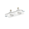 Гипсова луна за вграждане ACA LIGHTING G90032D REMI GYPSUM TRIMLESS RECESSED LAMP 2 x GU10