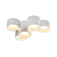 ACA LIGHTING G96015 GYPSUM GENI 5 x GX53