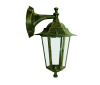 Градински аплик ACA LIGHTING HI6022GB HEXAGON WALL GARDEN ANTIQUE BLACK IP44