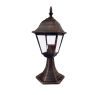 ACA LIGHTING HI6043R SQUARE BOLLARD GARDEN