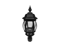 Глава за градински стълб ACA LIGHTING HI6180BMS GARDEN BOLLARD LAMP BLACK IP44