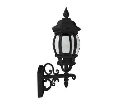 Градински аплик ACA LIGHTING HI6189BMS WALL GARDEN LAMP BLACK IP44