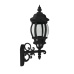 Градински аплик ACA LIGHTING HI6189BMS WALL GARDEN LAMP BLACK IP44