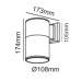 ACA LIGHTING HI7002B SPOT LIGHT 1 x E27 BLACK IP54