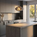 Пендел ACA Lighting HM2325SM WABI SMOKED 1 x G9