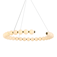 LED пендел ACA LIGHTING HM236LEDP100 LOLLY SATIN BRASS 40W 3000K
