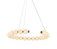 ACA LIGHTING HM236LEDP80 LOLLY SATIN BRASS 30W 3000K
