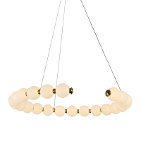 LED пендел ACA LIGHTING HM236LEDP80 LOLLY SATIN BRASS 30W 3000K