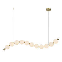 LED пендел ACA LIGHTING HM238LEDP11 LOLLY SATIN BRASS 16W 3000K