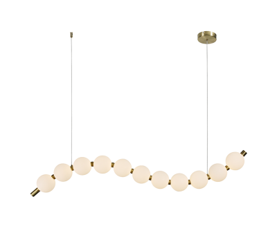 LED пендел ACA LIGHTING HM238LEDP11 LOLLY SATIN BRASS 16W 3000K